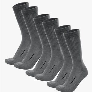 Gray Merino Wool Socks for men  - 3 pack
